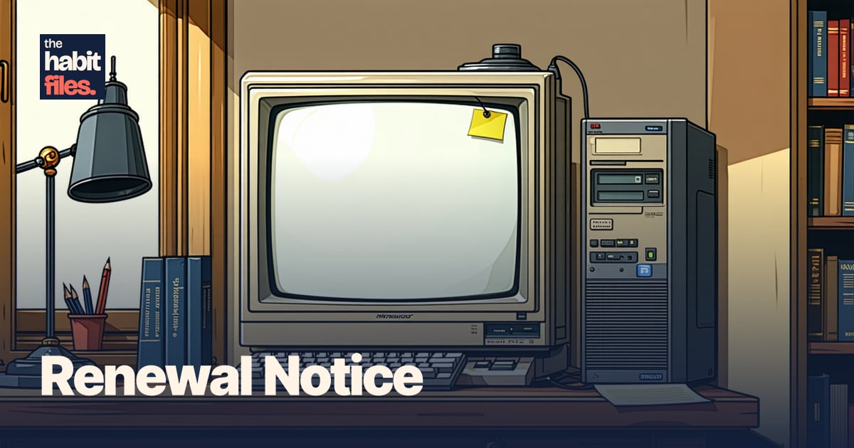 Cover of Renewal Notice